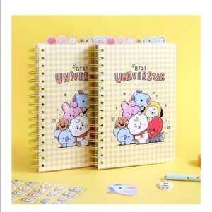 BT21 Baby Universtar Index Notebook